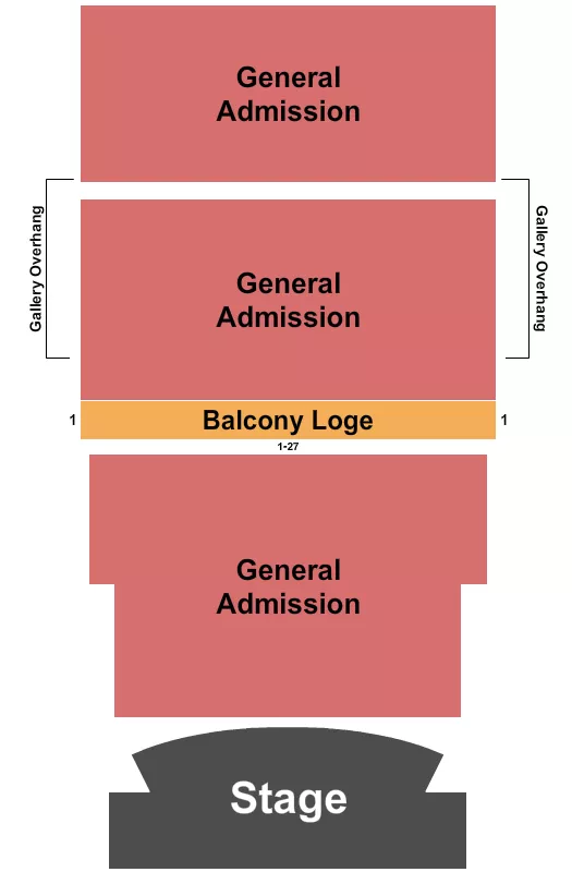 seating chart for The Civic Theatre - GA/Rsvd Loge - eventticketscenter.com