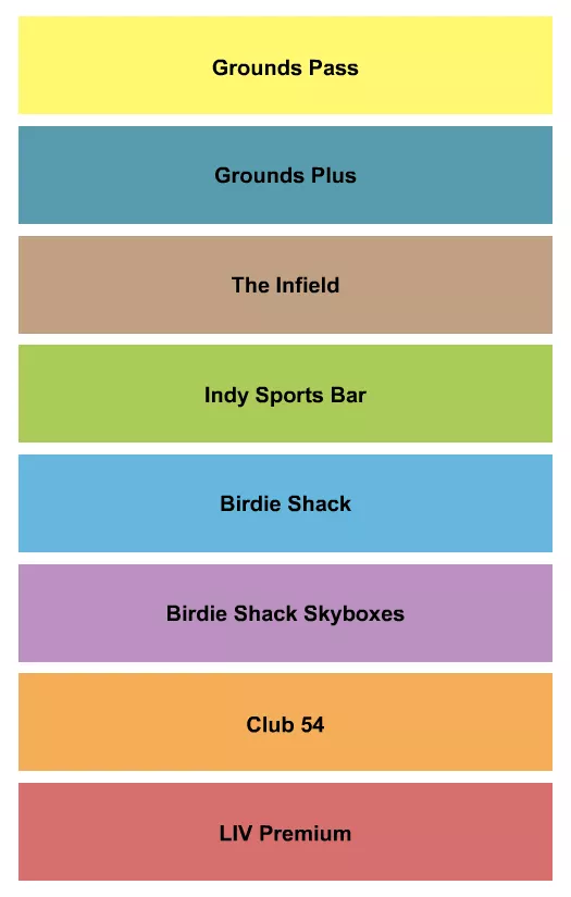 seating chart for The Club At Chatham Hills - LIV Golf - eventticketscenter.com