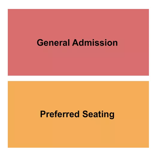 seating chart for The Comedy Loft of DC - GA & Preferred - eventticketscenter.com