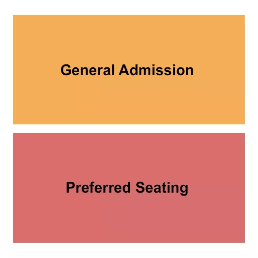 seating chart for The Comedy Loft of DC - GA & Preferred - eventticketscenter.com