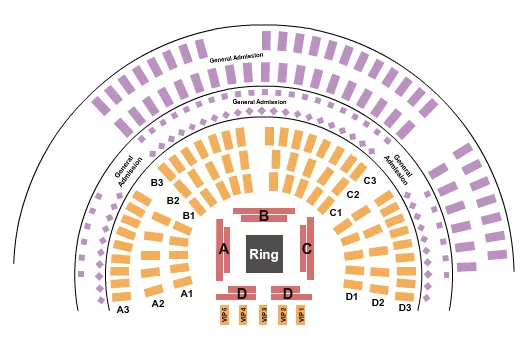 seating chart for The Cotillion - Boxing - eventticketscenter.com