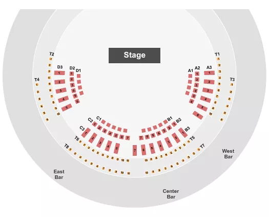 seating chart for The Cotillion - Endstage 2 - eventticketscenter.com