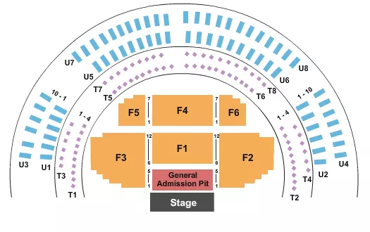 seating chart for The Cotillion - Endstage GA Pit - eventticketscenter.com