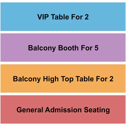 seating chart for The Crofoot Ballroom - GA/Tables/Booths - eventticketscenter.com