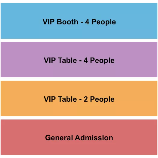 seating chart for The Crown - GA/VIP&Tables - eventticketscenter.com