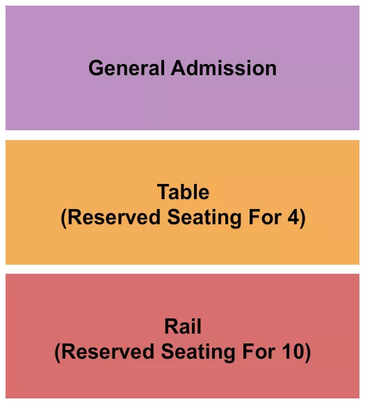 seating chart for The Dallas Bull - GA/Table/Rail - eventticketscenter.com