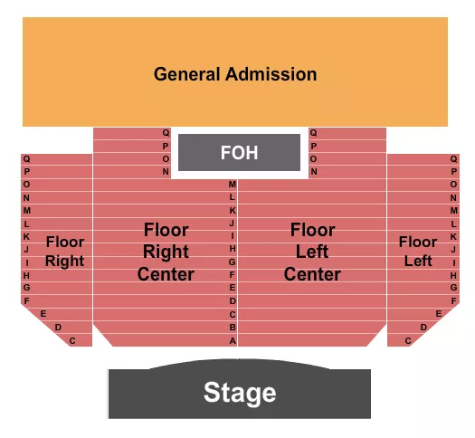 seating chart for The District - Endstage GA Balcony 2 - eventticketscenter.com