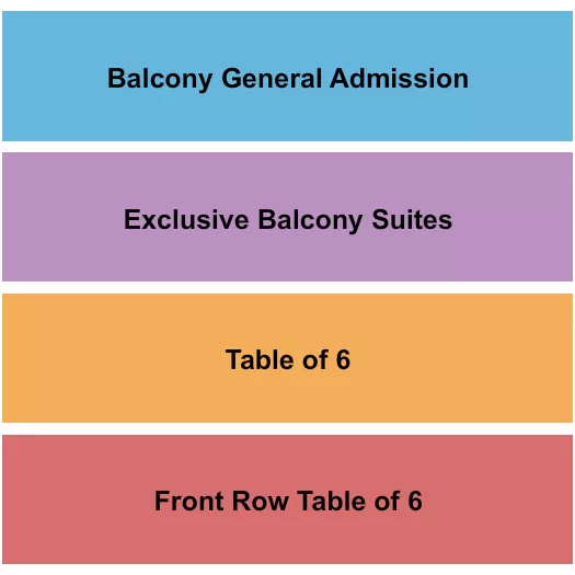 seating chart for The District - Sioux Falls - Endstage Table & Balc - eventticketscenter.com