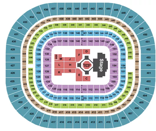 seating chart for The Dome at America's Center - Kendrick Lamar - eventticketscenter.com