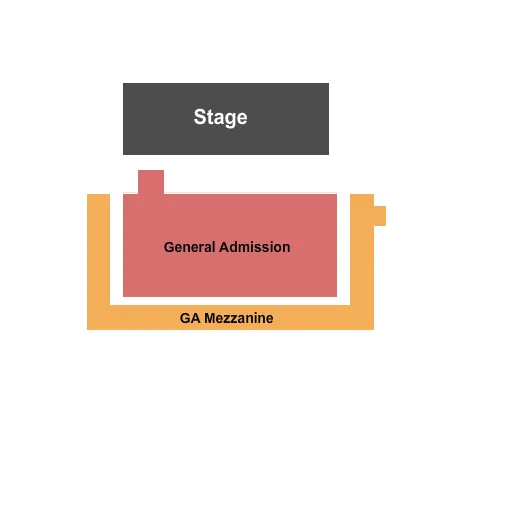 seating chart for The Eastern - GA - Endstage GA Flr & GA Mezz - eventticketscenter.com