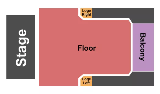 seating chart for The Elm - Bozeman - Floor/Loges/Balc - eventticketscenter.com