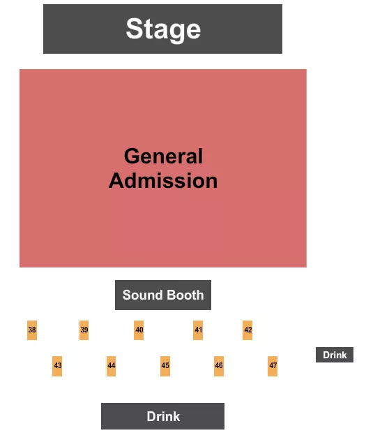 seating chart for The Englewood - GA & Mezz - eventticketscenter.com
