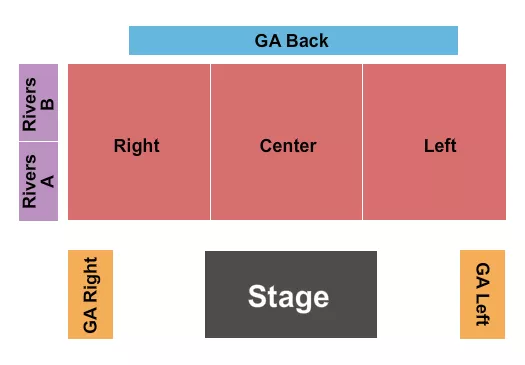 seating chart for The Event Center At Rivers Casino Des Plaines - Endstage GA - eventticketscenter.com