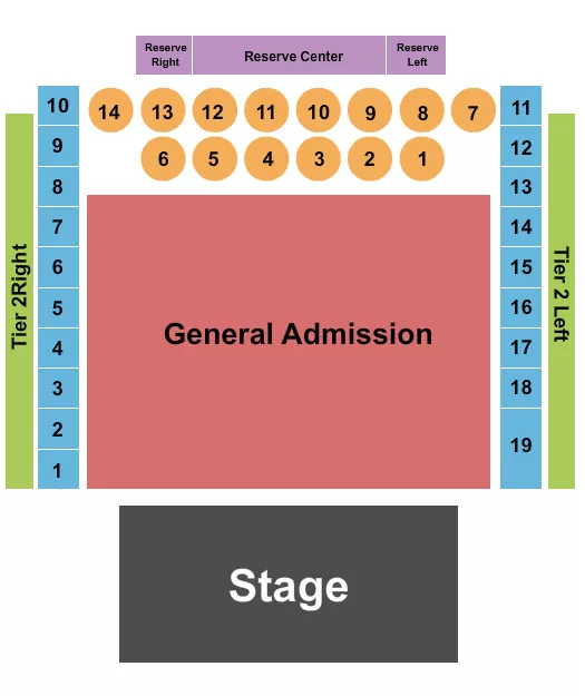 seating chart for The Fillmore - Philadelphia - Endstage Flr/Tables 2 - eventticketscenter.com