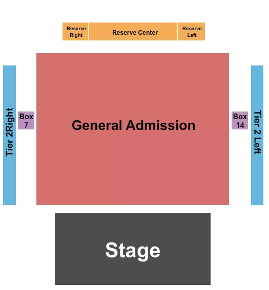 seating chart for The Fillmore - Philadelphia - GA Floor/Tier - eventticketscenter.com