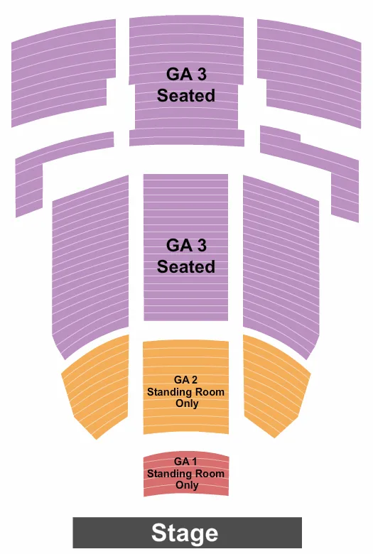 seating chart for The Fillmore Miami Beach At Jackie Gleason Theater - All GA - eventticketscenter.com