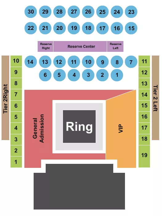 seating chart for The Fillmore - Philadelphia - Boxing 2 - eventticketscenter.com