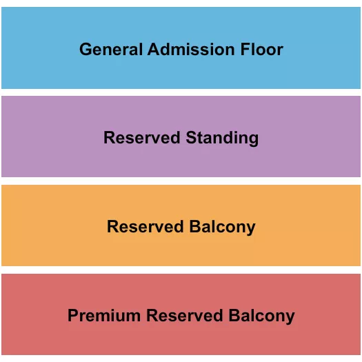 seating chart for The Forge - Joliet - GA Floor/RSV Balc - eventticketscenter.com