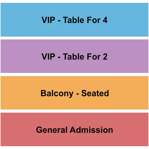 seating chart for The Forge - Joliet - GA/Balc/VIP 2.4 - eventticketscenter.com