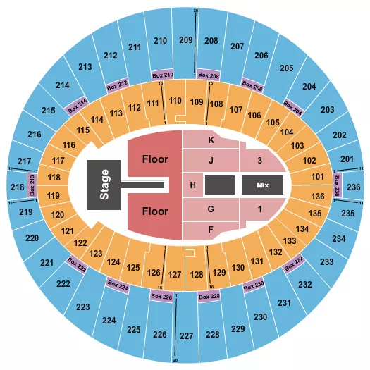 seating chart for The Kia Forum - Cigarettes After Sex - eventticketscenter.com
