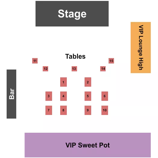 seating chart for The Foundry - VA - Endstage - eventticketscenter.com
