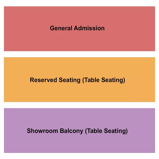 seating chart for The Foundry - VA - GA/Reserved/Balcony - eventticketscenter.com