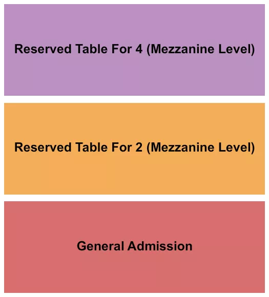 seating chart for The Foundry - Athens - GA/Mezzanine - eventticketscenter.com