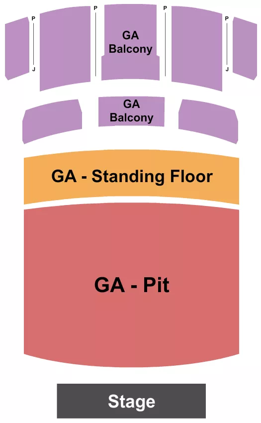 seating chart for The Fox Theatre - Pomona - GA Pit/Floor/Balcony - eventticketscenter.com