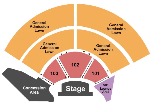 seating chart for The Fruit Yard Amphitheater - Endstage - eventticketscenter.com