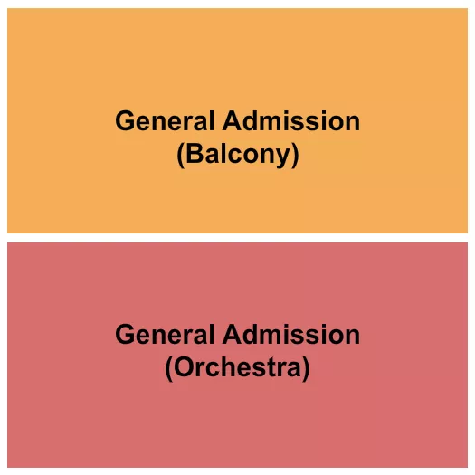 seating chart for The George Theater - GAOrc/GABal - eventticketscenter.com