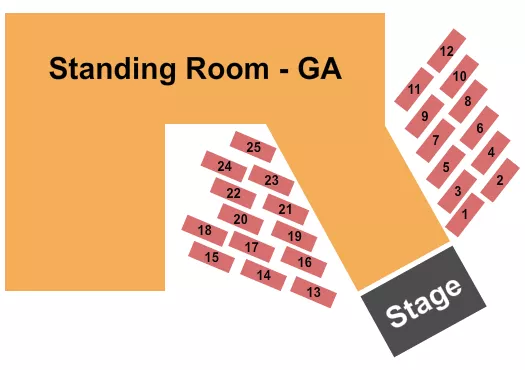 seating chart for The Grainery - GA/Table - eventticketscenter.com