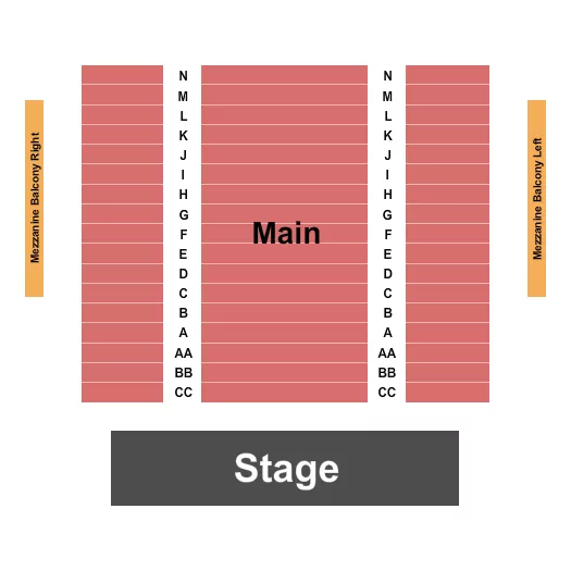 seating chart for The Grand - Calgary - Endstage 2 - eventticketscenter.com