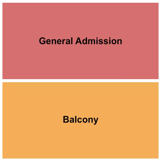 seating chart for The Grand - Sudbury - GA/Balcony - eventticketscenter.com