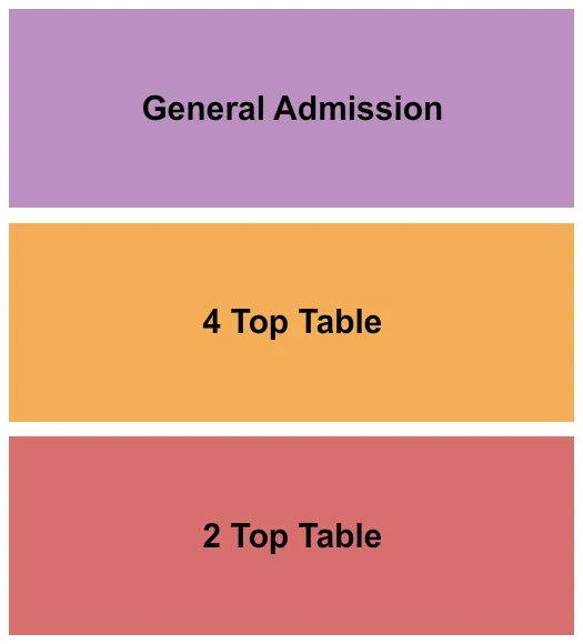 seating chart for The Grand Theatre - Wausau - GA & Tables - eventticketscenter.com