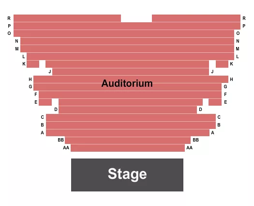 seating chart for The Grand at UW Oshkosh - Endstage - eventticketscenter.com