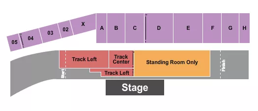 seating chart for The Grandstand At The Great Frederick Fair - Frederick - Endstage 2 - eventticketscenter.com