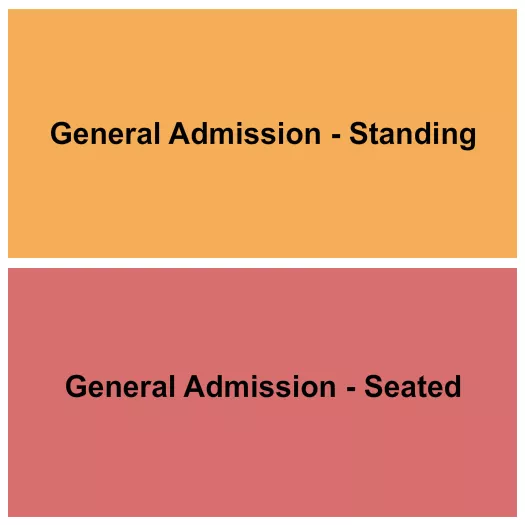 seating chart for The Great American Music Hall - GA Standing/Seated - eventticketscenter.com