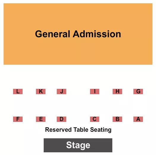 seating chart for The Grove At Germantown Performing Arts Center - Endstage Rsvd Table - eventticketscenter.com