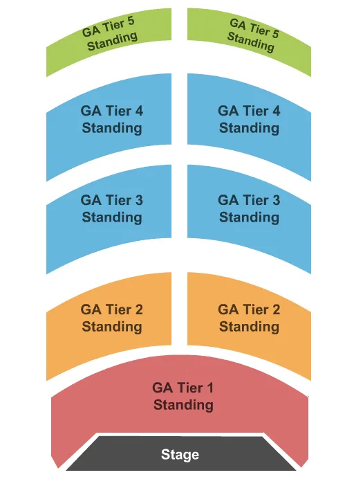 seating chart for City National Grove of Anaheim - Chart F - eventticketscenter.com