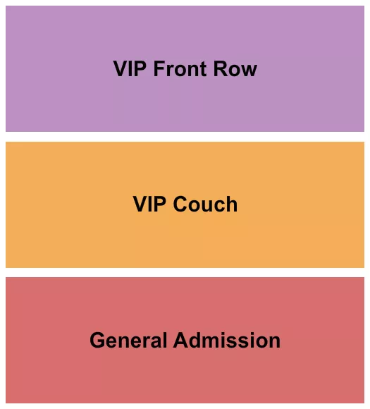 seating chart for The HaHa Cafe Comedy Club - GA/VIP/Couch - eventticketscenter.com