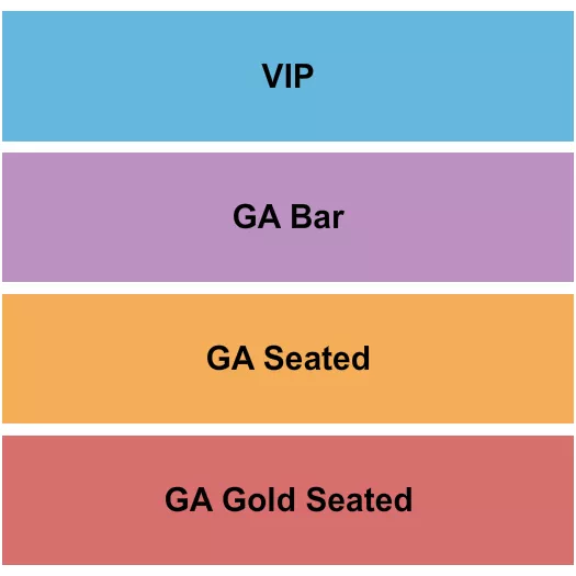 seating chart for The Hamilton - GA Seated/Bar/Gold & VIP - eventticketscenter.com