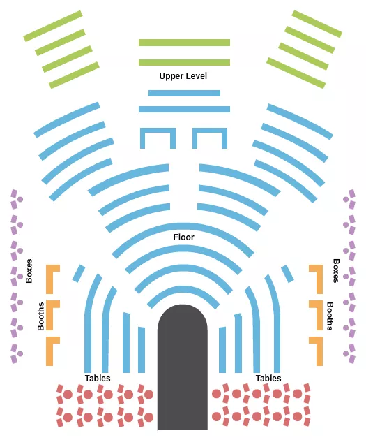 seating chart for The Hook at Caesars Atlantic City - The Hook - eventticketscenter.com