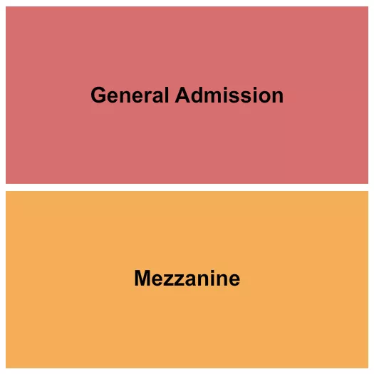 seating chart for The Junction Center - Landis Hall - GA/Mezz - eventticketscenter.com