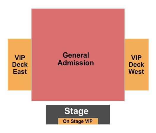 seating chart for The Junkyard - GA/Deck - eventticketscenter.com