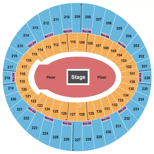 seating chart for The Kia Forum - CenterStage 2 - eventticketscenter.com