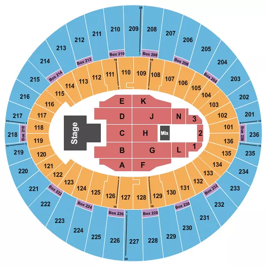seating chart for The Kia Forum - Davido - eventticketscenter.com