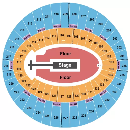 seating chart for The Kia Forum - Kendrick Lamar - eventticketscenter.com