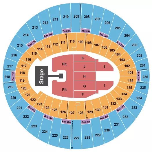 The Forum Tickets & Seating Chart - Event Tickets Center