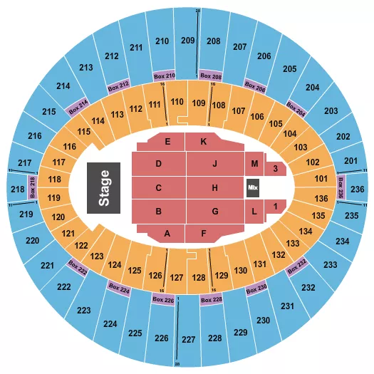 seating chart for The Kia Forum - Weird Al Yankovic - eventticketscenter.com