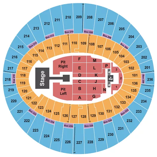 seating chart for The Kia Forum - sombr - eventticketscenter.com